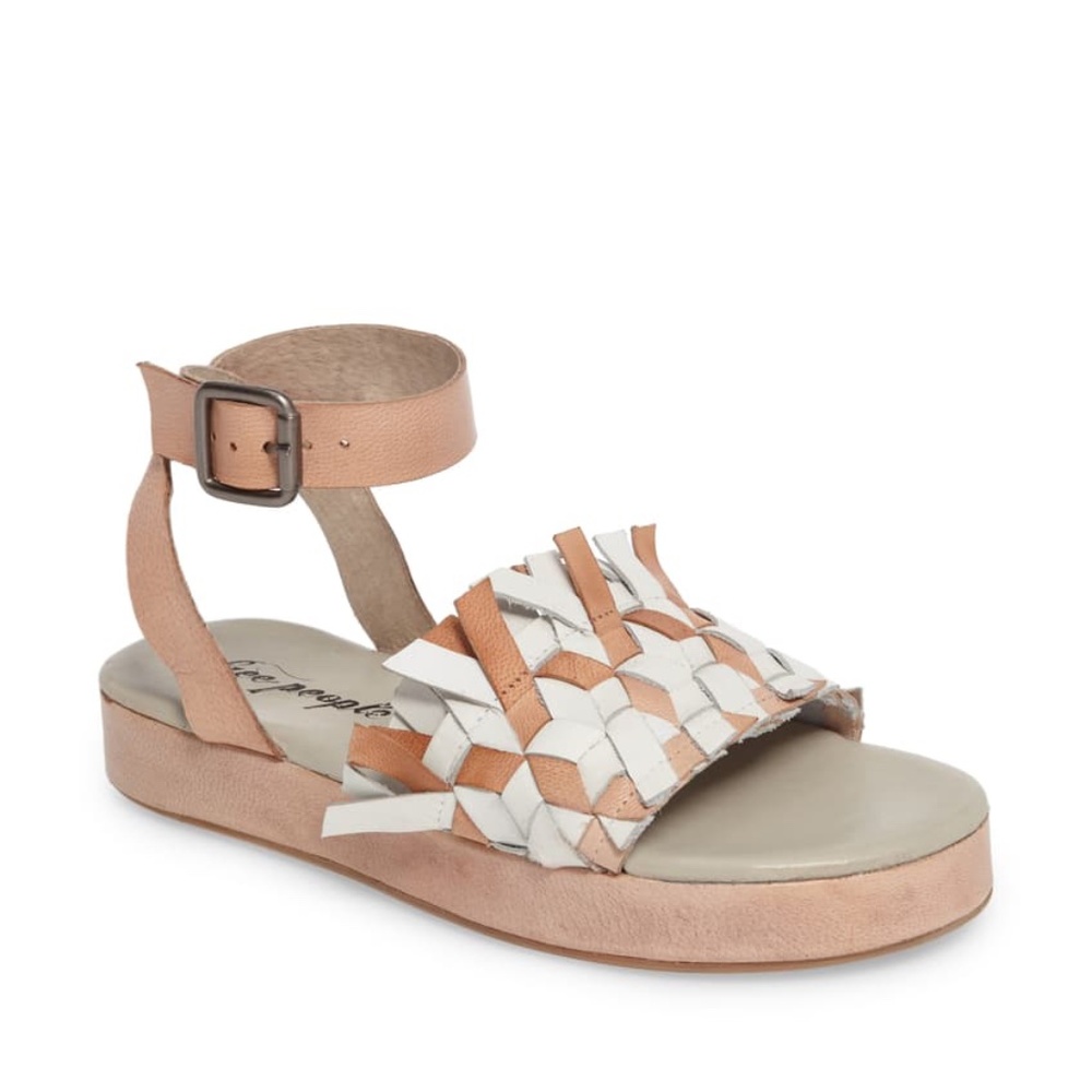 New Free People Surfside Flatform Sandal size 38